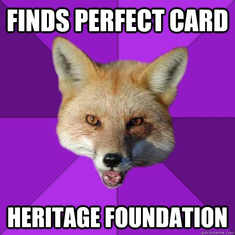 Finds Perfect Card Heritage Foundation  Forensics Fox