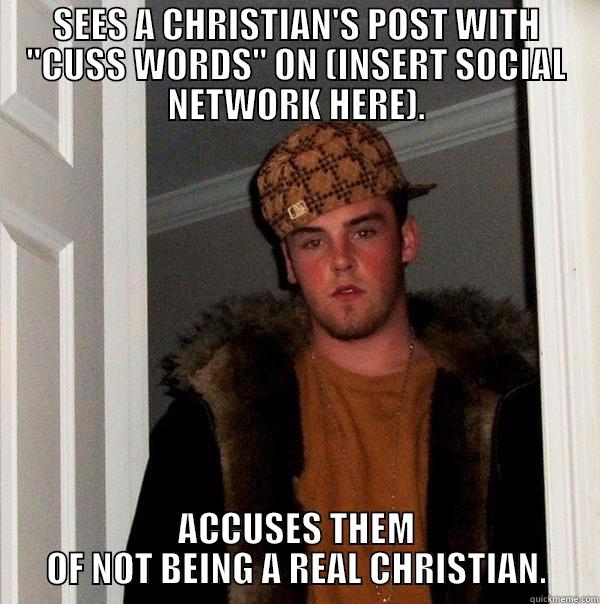 SEES A CHRISTIAN'S POST WITH 