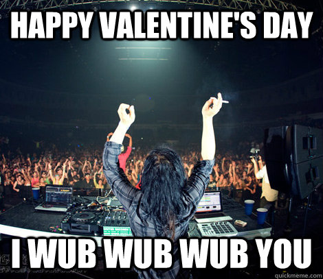Happy Valentine's day I WUB WUB WUB You  