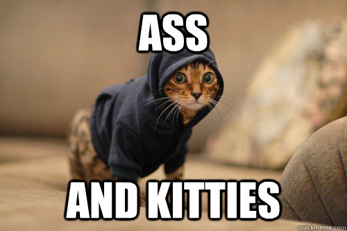 ass and kitties  