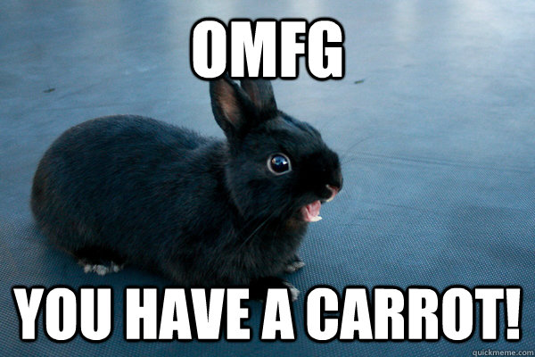 OMFG You Have A Carrot!  