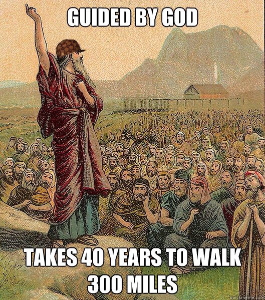 Guided by God Takes 40 years to walk 300 miles  