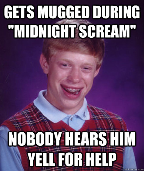 Gets mugged during 