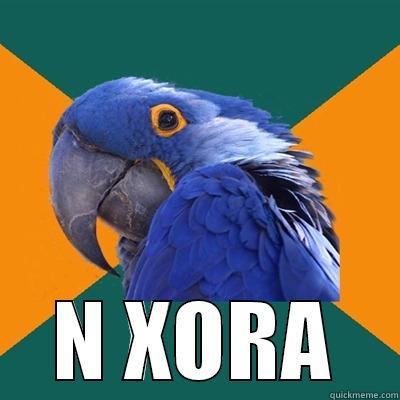  N XORA Paranoid Parrot