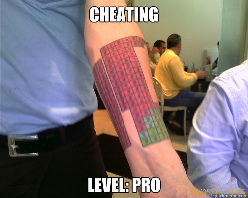 Cheating level: pro - Cheating level: pro  Cheating