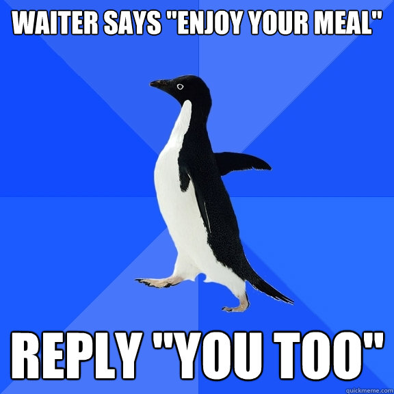 waiter says 