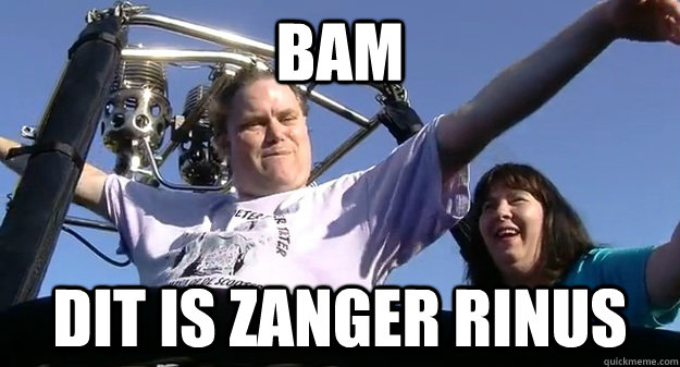 bam dit is zanger rinus - bam dit is zanger rinus  Sharon in de luchtballon
