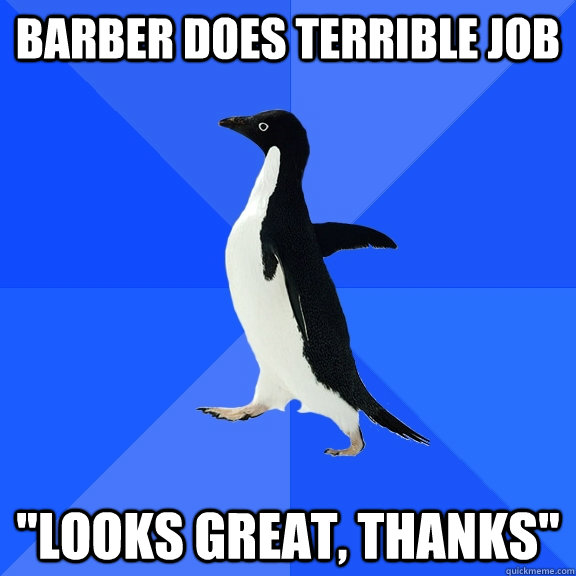 barber does terrible job 