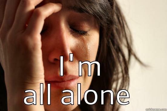  I'M ALL ALONE  First World Problems