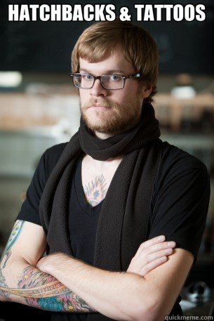 HATCHBACKS & TATTOOS   Hipster Barista