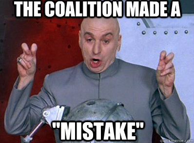 the coalition made a 