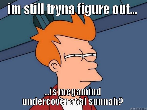 IM STILL TRYNA FIGURE OUT... ...IS MEGAMIND UNDERCOVER AT AL SUNNAH? Futurama Fry