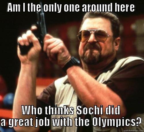 AM I THE ONLY ONE AROUND HERE WHO THINKS SOCHI DID A GREAT JOB WITH THE OLYMPICS? Am I The Only One Around Here