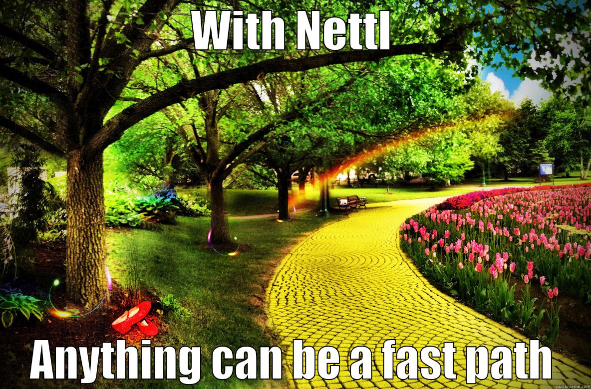 Fast paths - WITH NETTL ANYTHING CAN BE A FAST PATH Misc