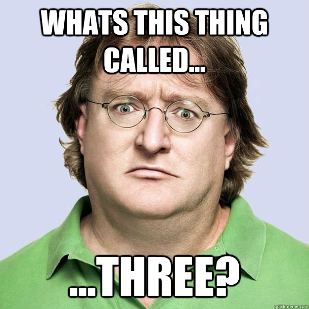 Whats this thing called... ...Three?  