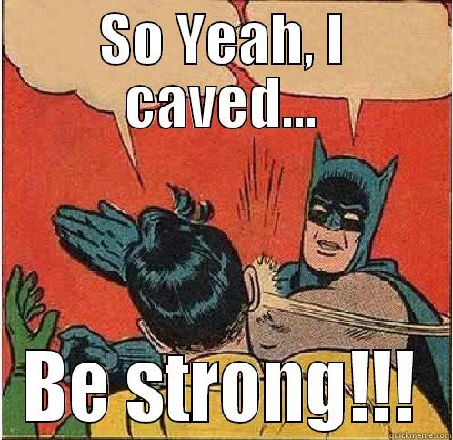 SO YEAH, I CAVED... BE STRONG!!! Batman Slapping Robin