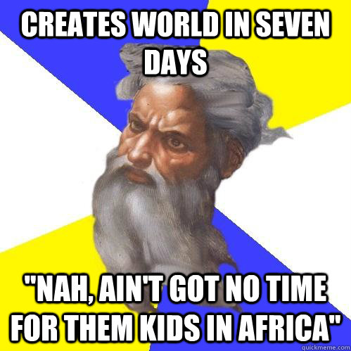 Creates world in seven days 