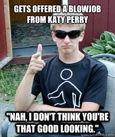gets offered a blowjob from Katy Perry 