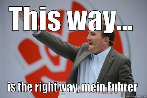 THIS WAY... IS THE RIGHT WAY, MEIN FUHRER Misc
