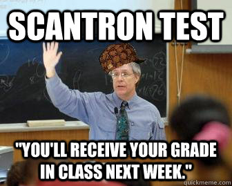 Scantron test 