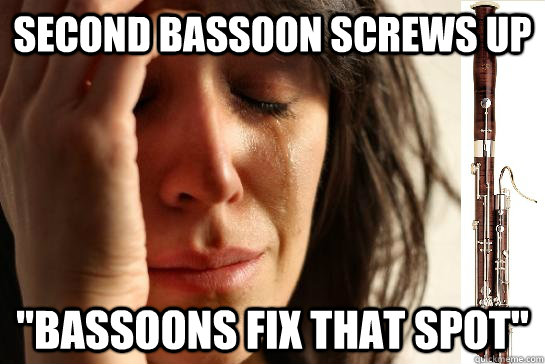 second bassoon screws up 