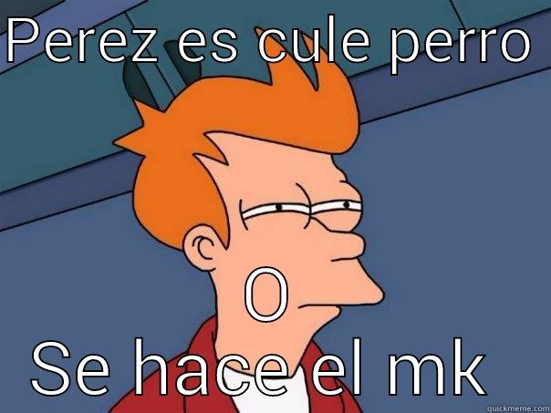 Perez el perro - PEREZ ES CULE PERRO  O SE HACE EL MK  Futurama Fry