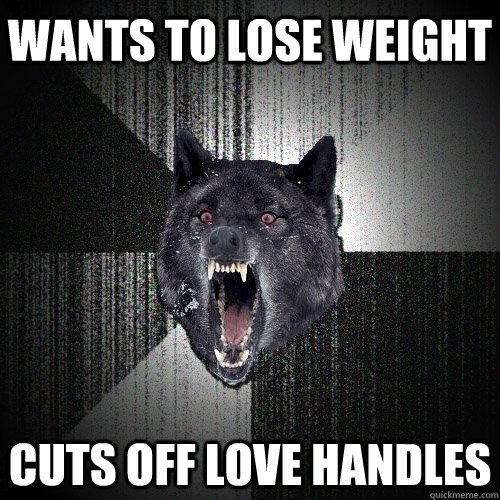 Wants to lose weight Cuts off love handles - Wants to lose weight Cuts off love handles  Insanity Wolf