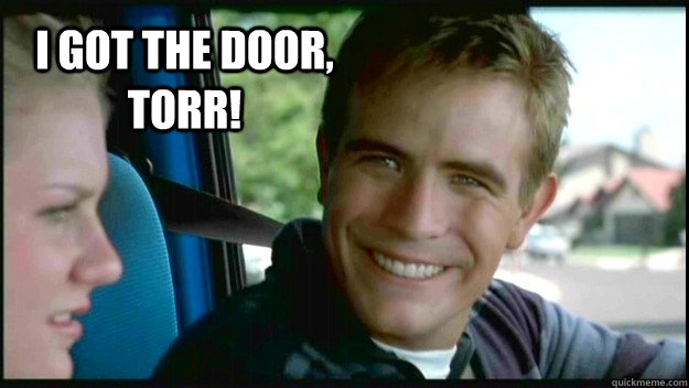 I GOT THE DOOR, TORR! - I GOT THE DOOR, TORR!  door