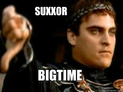 Suxxor Bigtime  Downvoting Roman