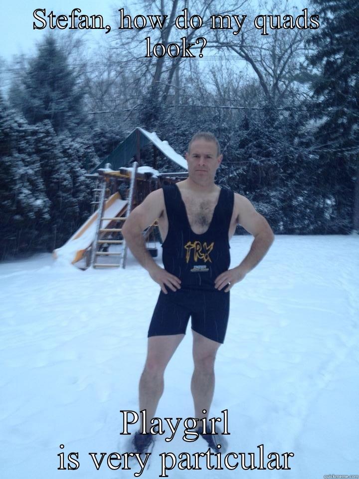 Brett snow2 - STEFAN, HOW DO MY QUADS LOOK? PLAYGIRL IS VERY PARTICULAR Misc