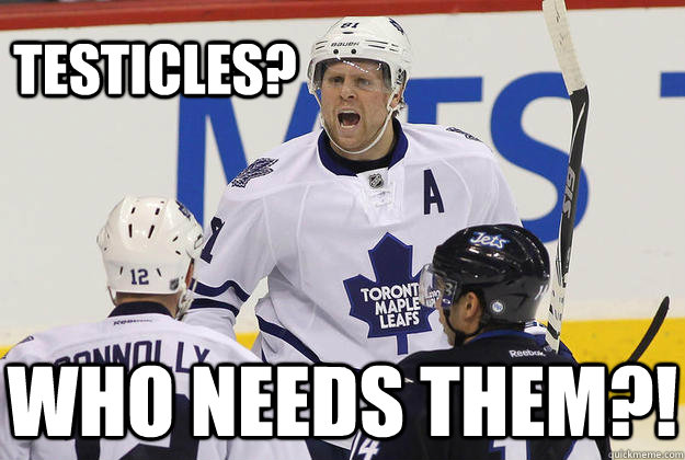 Testicles? who needs them?! - Testicles? who needs them?!  Testicular Cancer Survivor Phil Kessel