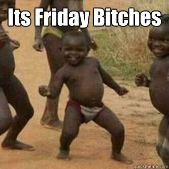 Its Friday Bitches   Its friday niggas
