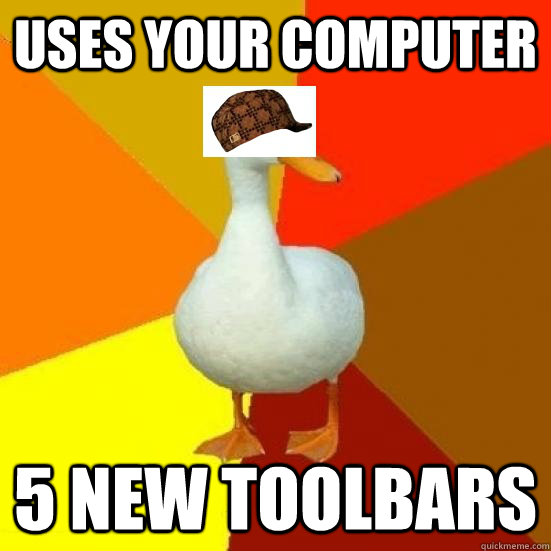 Uses your computer 5 new toolbars  