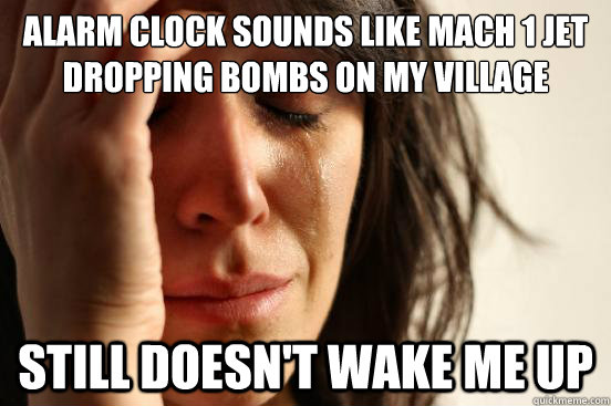 alarm clock sounds like