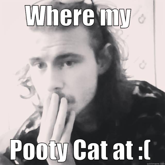 WHERE MY  POOTY CAT AT :( Misc