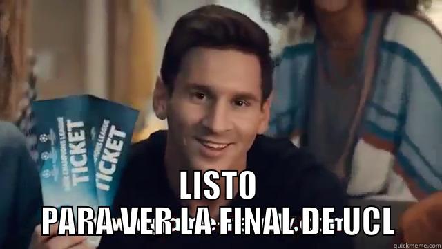  LISTO PARA VER LA FINAL DE UCL Misc