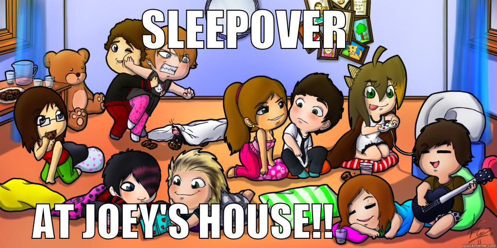SLEEPOVER      AT JOEY'S HOUSE!!                     Misc