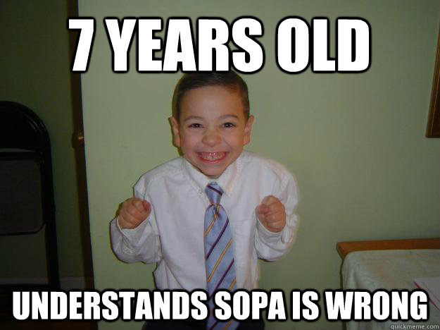 7 years old understands sopa is wrong  