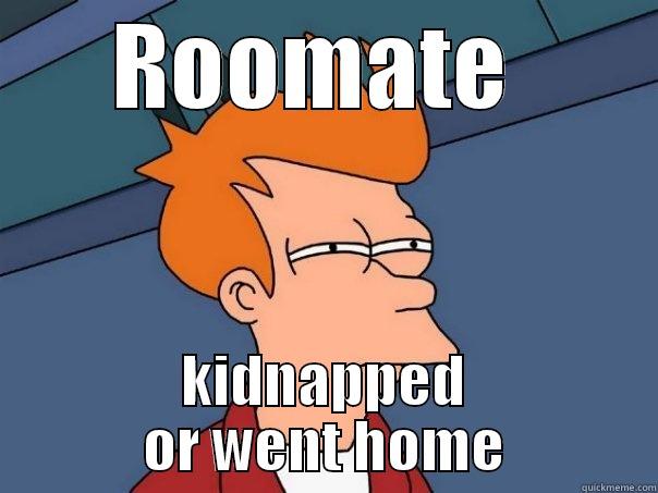 ROOMMATE  KIDNAPPED OR WENT HOME Futurama Fry