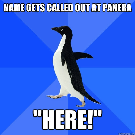 name gets called out at Panera 