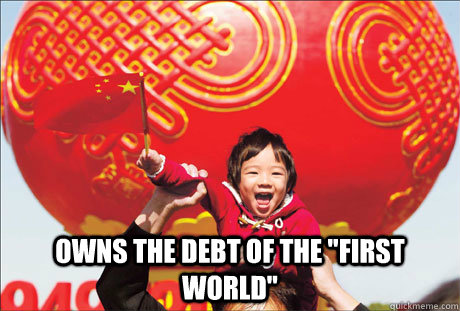  Owns the debt of the 