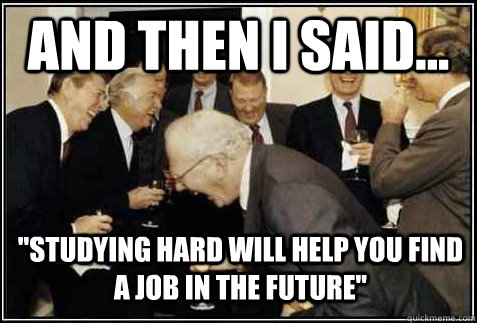 and then I said... 