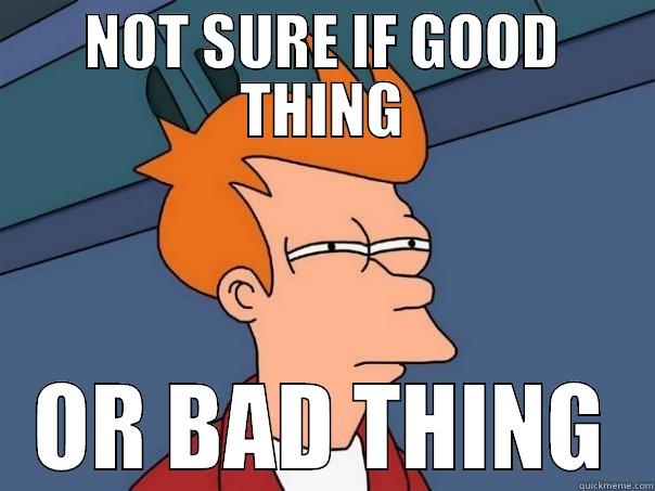 NOT SURE IF GOOD THING OR BAD THING Futurama Fry