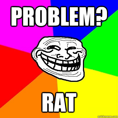 problem? rat  Troll Face