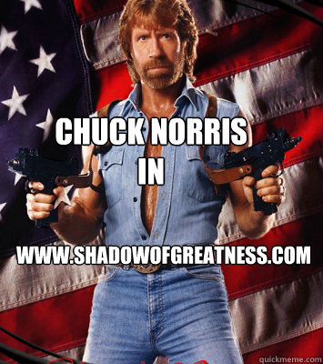 Chuck Norris 
in www.shadowofgreatness.com - Chuck Norris 
in www.shadowofgreatness.com  Chuck Norris - Any Questions