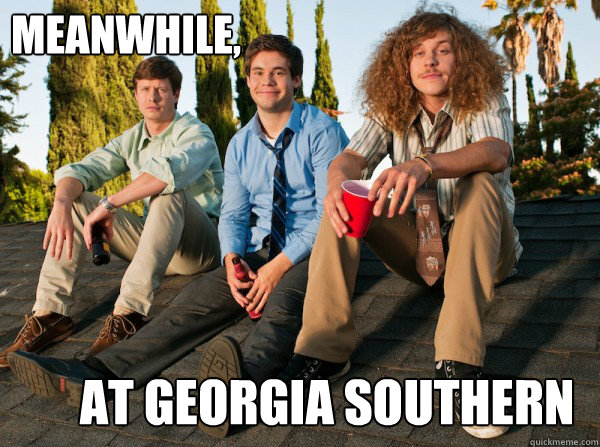 Meanwhile, At Georgia Southern  Workaholics