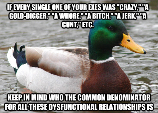 if every single one of your exes was 