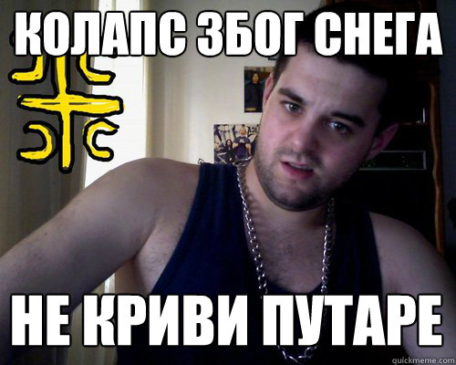 колапс због снега не криви путаре  good serb guy