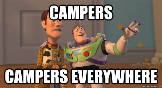 campers campers everywhere  Toy Story Everywhere
