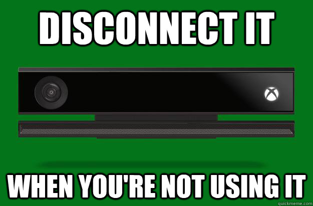 disconnect it when you're not using it - disconnect it when you're not using it  Misc
